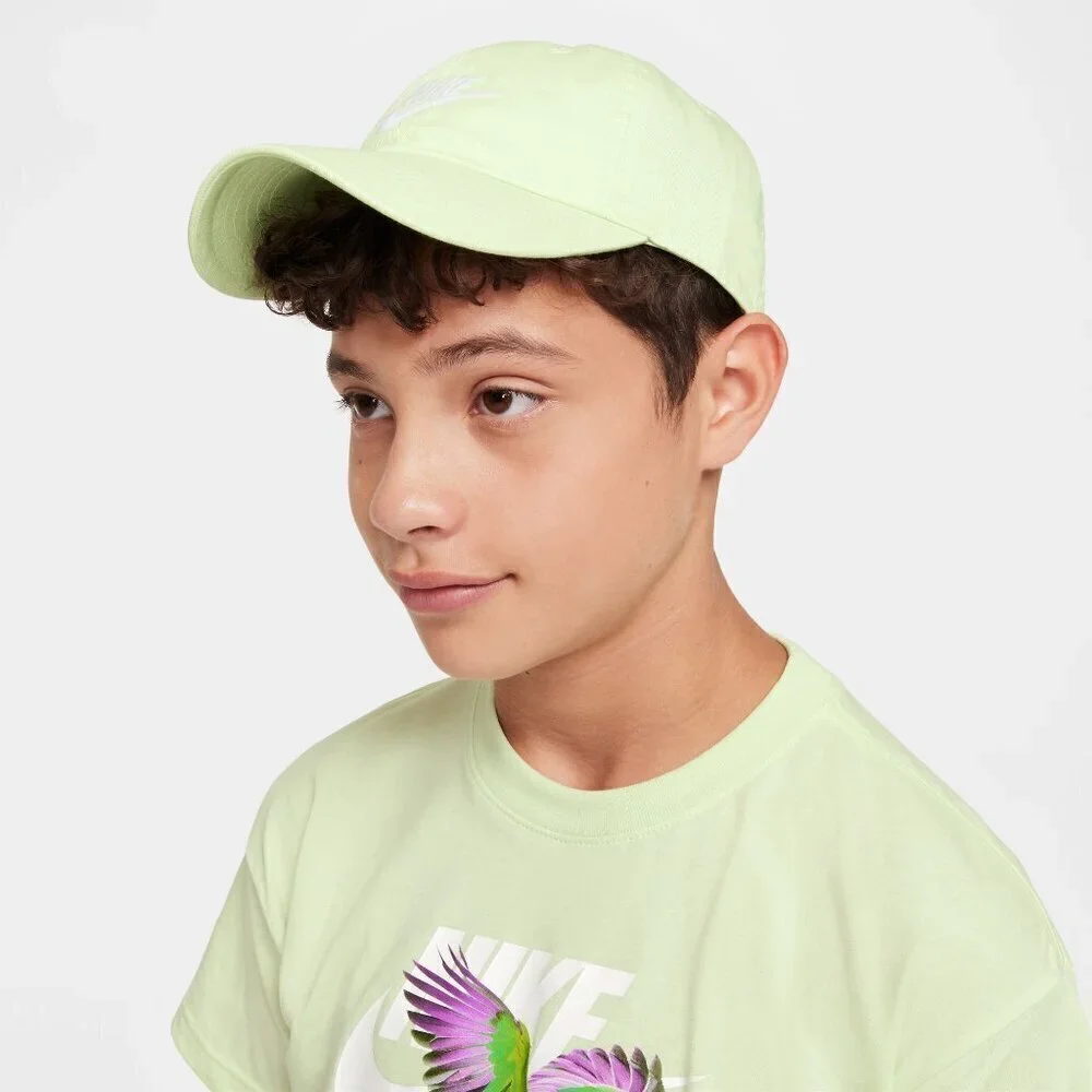 NWT Nike Youth Unstructured Futura Wash Blue Club Cap